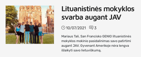 mokykla spaudoje – mokyklos archyvo vaizdas