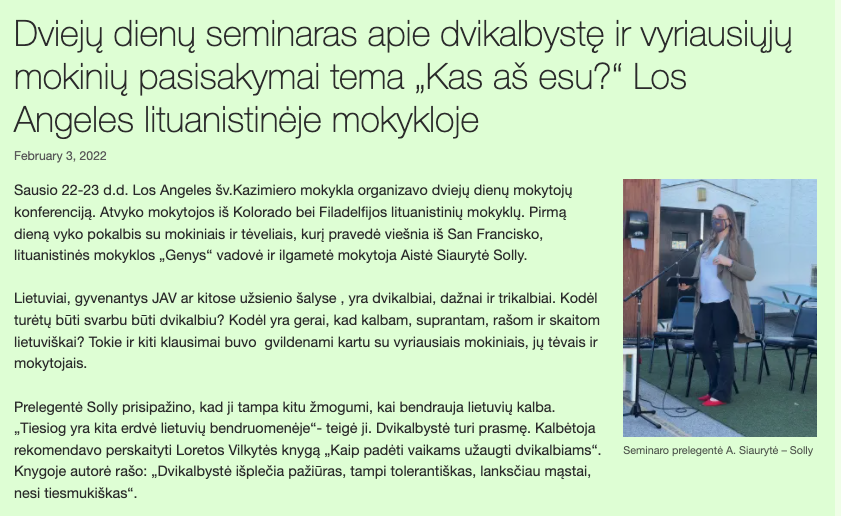 mokykla spaudoje – mokyklos archyvo vaizdas