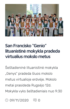 Staipsnis apie lituanistinių mokyklų vasario 16-os dainų projektą. Išsamus ir smagus straipsnis kartu tu SF Genio nuotrauka :) – mokyklos archyvo vaizdas