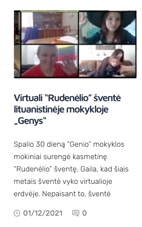 Staipsnis apie lituanistinių mokyklų vasario 16-os dainų projektą. Išsamus ir smagus straipsnis kartu tu SF Genio nuotrauka :) – mokyklos archyvo vaizdas