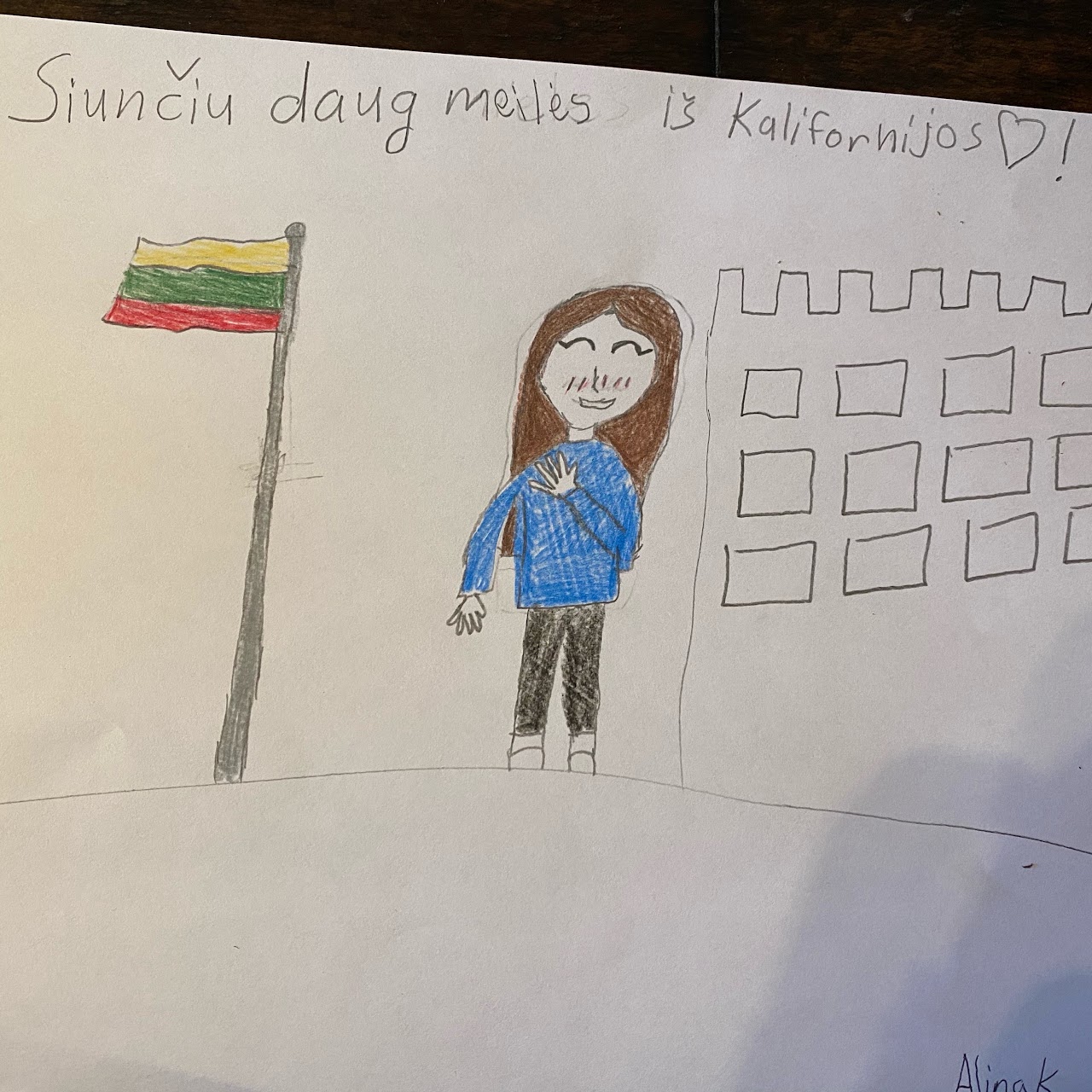 mes dalyvaujame konkursuose – mokyklos archyvo vaizdas