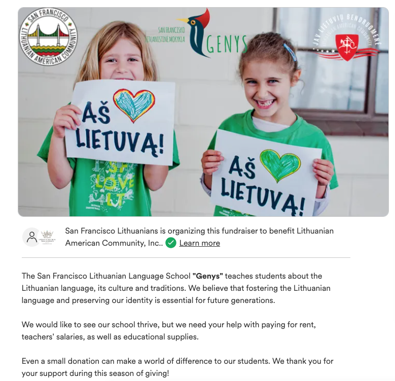 parama fundraising – mokyklos archyvo vaizdas