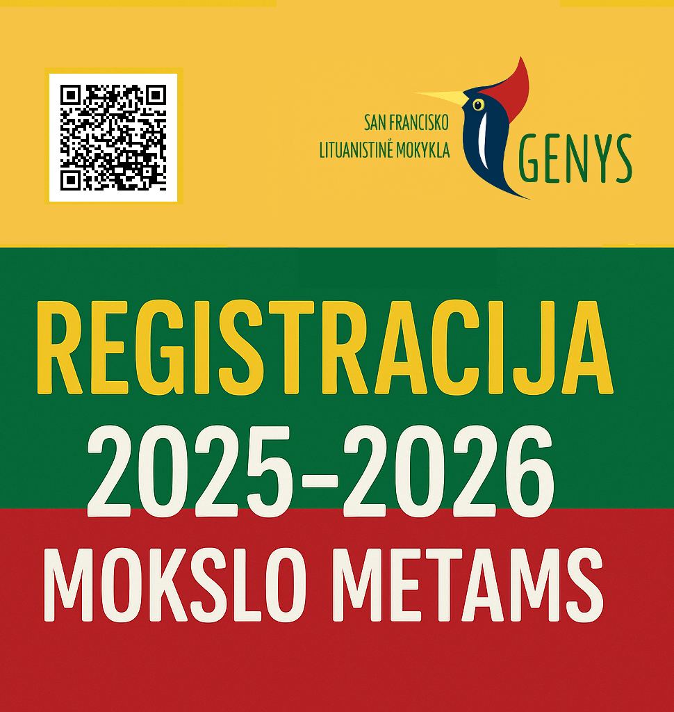 SF Genys mokyklos registracija