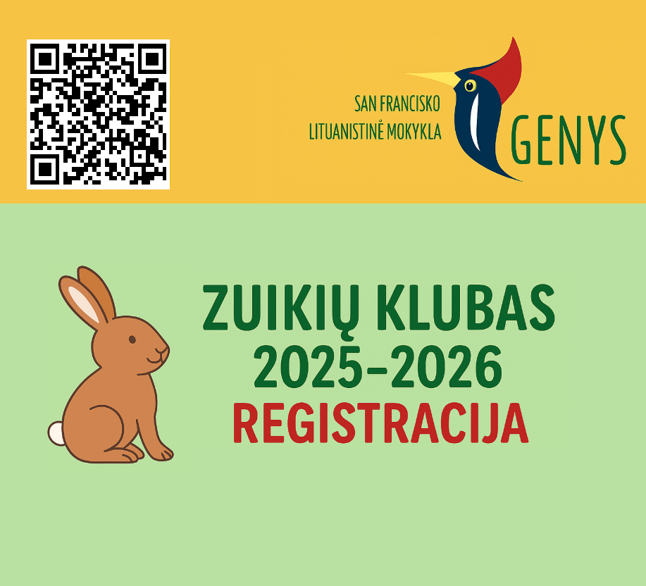 Zuikučių klubo registracija